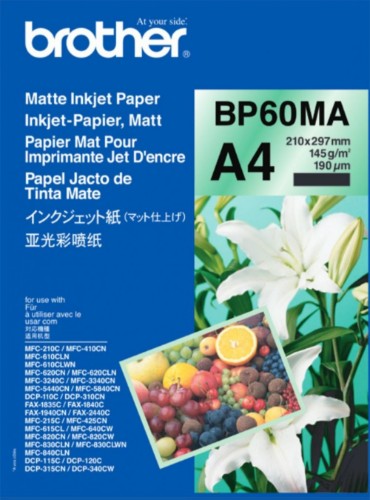 Brother BP-60MA printing paper A4 (210x297 mm) Matte 25 sheets White
