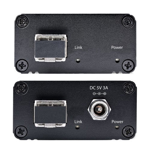 StarTech.com 2-Port USB 3.0 Extender over OM3 Multimode Fiber - LC/LC - 2x 5Gbps USB-A Hub - 350m (1150ft) Range - Durable USB Fiber Optic Extender - Optical USB Extender - TAA