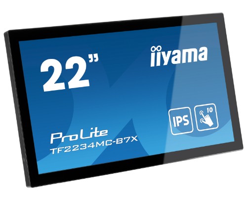 iiyama ProLite 22" 10pt touch Open Frame monitor with IPS panel and touch through glass function