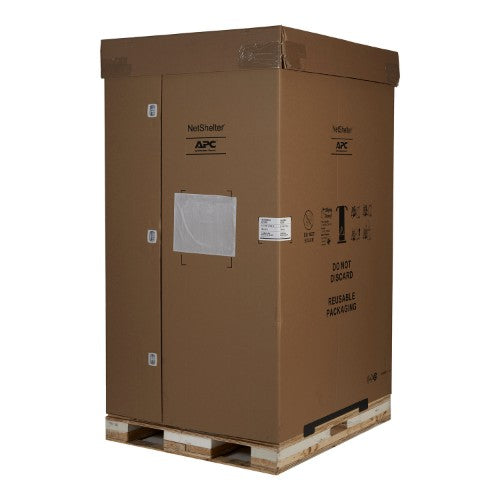 APC NetShelter SX, Server Rack Enclosure, 42U, Shock Packaging, 2000 lbs, Black, 2124H x 750W x 1070D mm