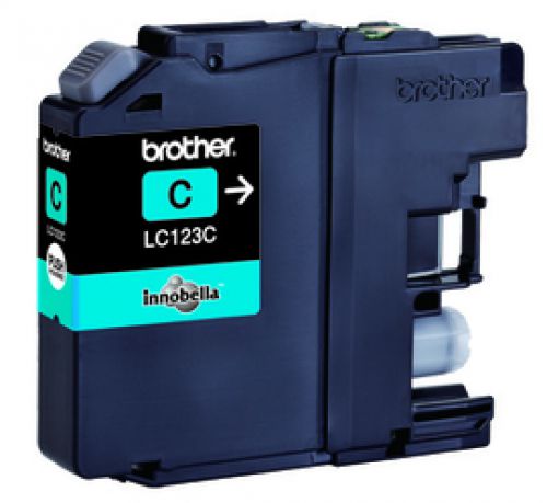 Brother LC-123C Ink cartridge cyan, 600 pages ISO/IEC 24711 5.9ml for Brother DCP-J 132/MFC-J 4510/MFC-J 6920