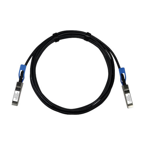 Eaton SFP28 to SFP28 25GbE Passive Twinax Copper Cable (M/M), SFP-H25G-CU4M Compatible, Black, 4 m (13.1 ft.)
