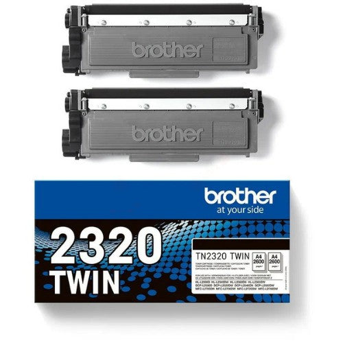 Brother TN-2320TWIN Toner-kit twin pack, 2x5.2K pages ISO/IEC 19752 Pack=2 for Brother HL-L 2300