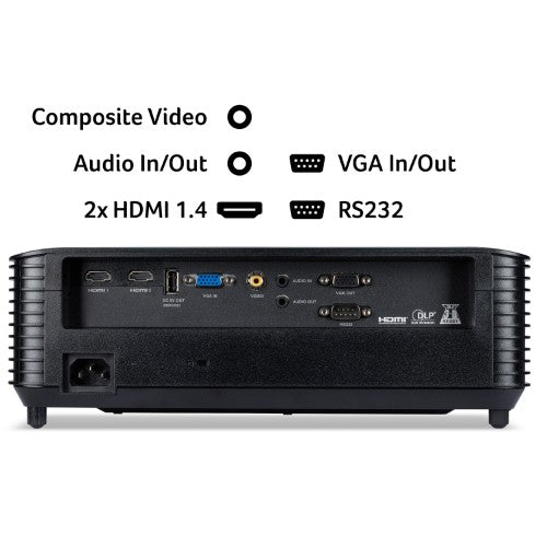 Acer X1328 DLP Projector, WXGA (1280×800), 5000 ANSI Lumens