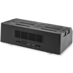 StarTech.com 4-Bay USB to SATA Hard Drive Docking Station, USB 10Gbps, External 2.5" & 3.5" SSD / HDD Dock, SATA III, Hot-Swap Hard Drive Bay, Top-Loading