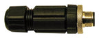Axis 5502-131 cable gender changer 4 pin Black