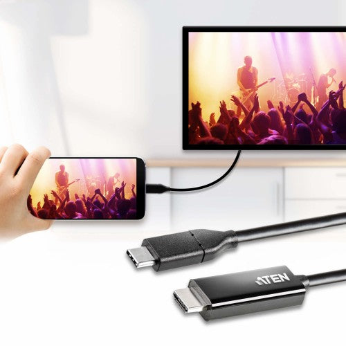 ATEN UC3238 video cable adapter 2.7 m USB Type-C HDMI Black
