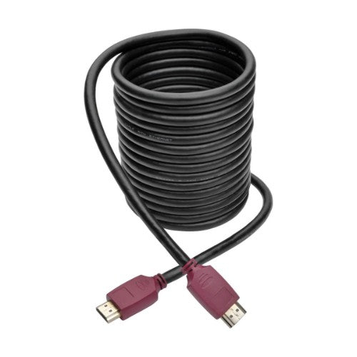 Tripp Lite P569-015-CERT 4K HDMI Cable with Ethernet (M/M) - 4K 60 Hz, Gripping Connectors, 15 ft.