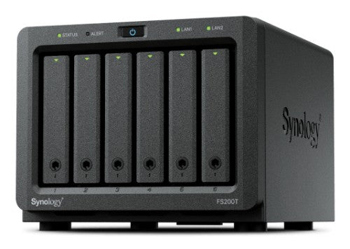 Synology FS200T NAS/storage server Desktop Intel® Celeron® J4125 4 GB DDR4 Black