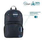 Mobilis 005042 backpack Casual backpack Black, Navy Polyester