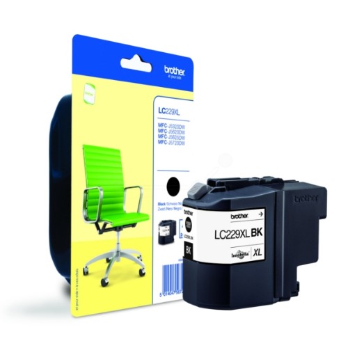 Brother LC-229XLBKBP Ink cartridge black Blister, 2.4K pages ISO/IEC 24711 9ml for Brother MFC-J 5320