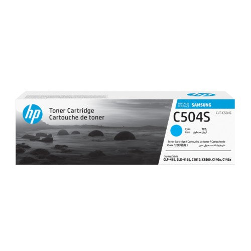 HP SU025A/CLT-C504S Toner cartridge cyan, 1.8K pages ISO/IEC 19798 for Samsung CLP 415