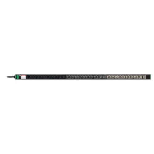 APC Easy Rack PDU, Basic, Vertical, 3 Phase, 11kW, 400V, 16A, 36 x C13 and 6 x C19 outlets, IEC60309 (16A 400VAC 3P+N+PE)