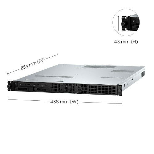 HP Z4 Rack G5 Intel Xeon W w3-2425 64 GB DDR5-SDRAM 1 TB SSD NVIDIA RTX A4000 Windows 11 Pro Rack-mounted chassis Workstation AI Workstation Black