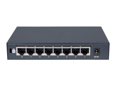 HPE OfficeConnect 1420 8G Unmanaged L2 Gigabit Ethernet (10/100/1000) 1U Grey