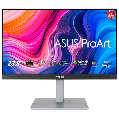ASUS PA247CV computer monitor 60.5 cm (23.8") 1920 x 1080 pixels Full HD LED Black, Silver