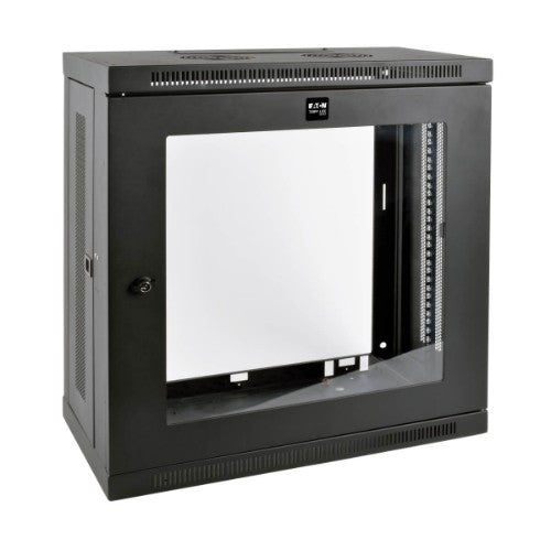 Tripp Lite SRW12U13G SmartRack 12U Very Low-Profile Patch-Depth Wall-Mount Small Rack Enclosure, Clear Acrylic Window