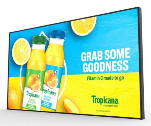 Allsee Technologies UHB75HD8-B2 Signage Display Digital signage flat panel 190.5 cm (75") Wi-Fi 3500 cd/m² 4K Ultra HD Black Built-in processor Android 7.1
