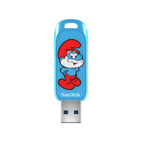 SanDisk Smurf USB flash drive 64 GB USB Type-A 3.2 Gen 1 (3.1 Gen 1) Blue