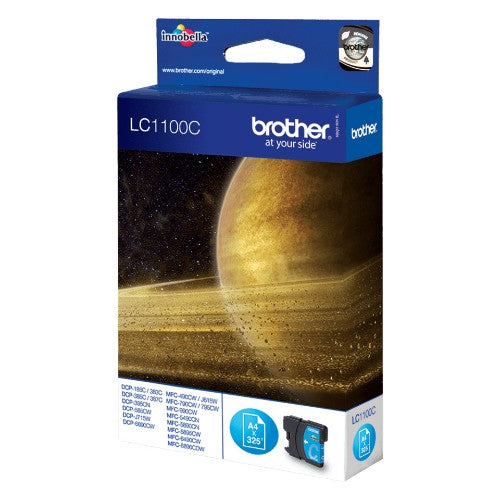 Brother LC-1100C Ink cartridge cyan, 325 pages ISO/IEC 24711 5,5ml for Brother DCP 185 C/MFC 6490 C