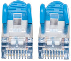 Intellinet Network Patch Cable, Cat6A, 2m, Blue, Copper, S/FTP, LSOH / LSZH, PVC, RJ45, Gold Plated Contacts, Snagless, Booted, Lifetime Warranty