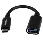 StarTech.com 6in (15cm) USB-C to USB-A Adapter, USB 5Gbps, 3A, USB-C Male to USB-A Female Converter, USB-IF Certified - Thunderbolt Compatible