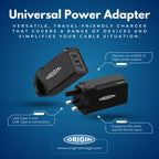 Origin Storage Origin 65W Wall Charger with 2in1 UK/US plug