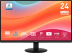 MSI Pro MP242L computer monitor 60.5 cm (23.8") 1920 x 1080 pixels Full HD LCD Black
