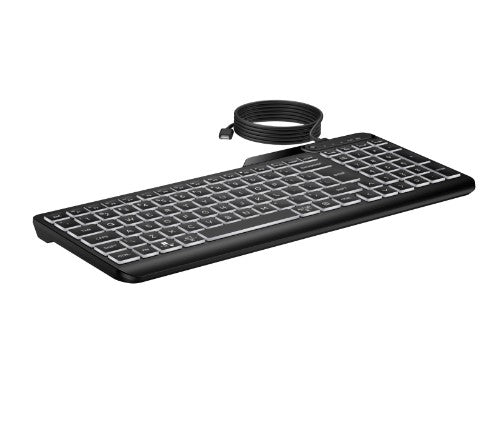 HP 405 Multi-Device Backlit Wired Keyboard
