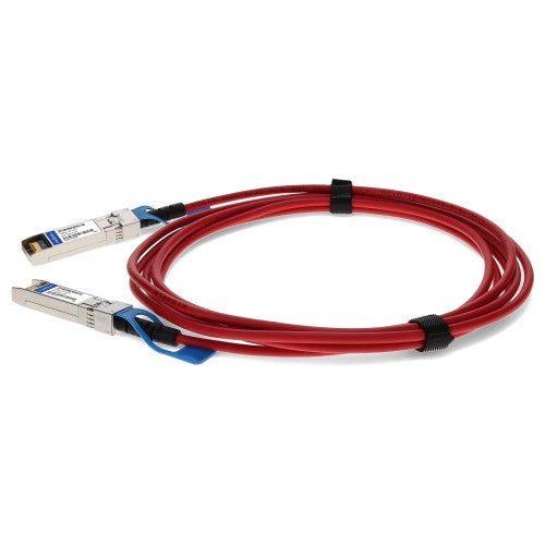 AddOn Networks SFP-1GB-PDAC1M-RD-C-AO InfiniBand/fibre optic cable 1 m SFP+ DAC Red