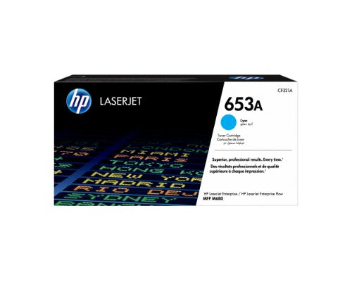HP CF321A/653A Toner cartridge cyan, 16.5K pages ISO/IEC 19798 for HP Color LaserJet M 680