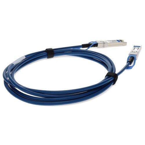 AddOn Networks Mellanox Compatible TAA Compliant 25GBase-CU SFP28 to SFP28 Blue Direct Attach Cable (Passive Twinax, 3m)