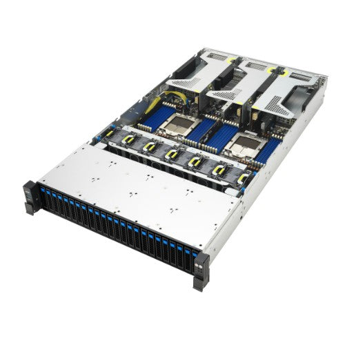 ASUS RS720A-E13-RS24G Socket SP5 Rack (2U) Black, Silver