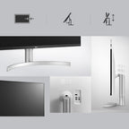 LG 32UN650K-W computer monitor 81.3 cm (32") 3840 x 2160 pixels 4K Ultra HD LED White