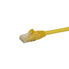 StarTech.com 100ft CAT6 Ethernet Cable - Yellow CAT 6 Gigabit Ethernet Wire - 250MHz 100W PoE RJ45 UTP Network/Patch Cord Snagless w/Strain Relief Individually Tested
