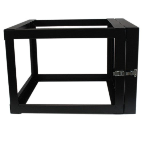 StarTech.com 4-Post 6U Hinged Wall-Mount Network Rack, 19" Open Frame Server Rack with 19.8in Mounting Depth, Wall Mount Swing Out Data Rack for IT / AV / Patch Panel / Computer Equipment