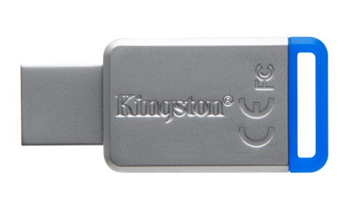 Kingston Technology DataTraveler 50 64GB USB flash drive USB Type-A 3.2 Gen 1 (3.1 Gen 1) Blue, Silver