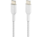 Belkin CAB004BT1MWH USB cable 1 m USB C White