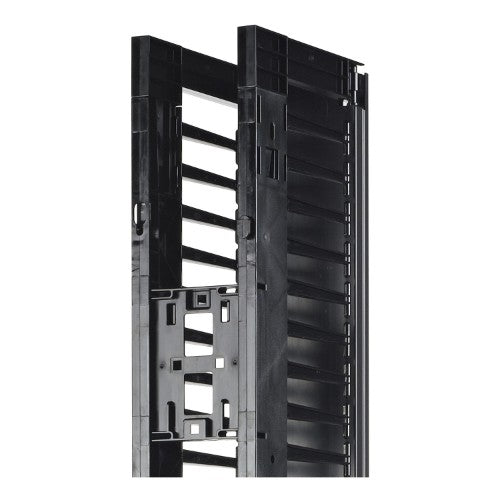 APC Valueline, Vertical Cable Manager for 2 & 4 Post Racks, 84"H X 6"W, Single-Sided with Door