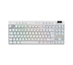 Logitech G 920-012147 keyboard Gaming RF Wireless + Bluetooth QWERTY UK English White