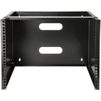 StarTech.com 8U Wall Mount Network Rack - 14 Inch Deep (Low Profile) - 19" Patch Panel Bracket for Shallow Server and IT Equipment, Network Switches - 80lbs/36kg Weight Capacity, Black