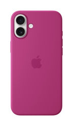 Apple iPhone 16 Plus Silicone Case with MagSafe - Fuchsia