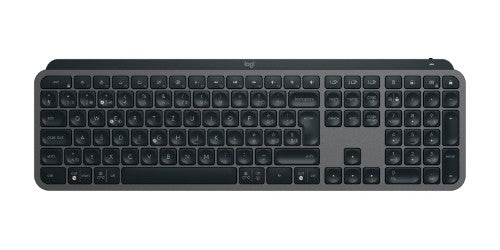 Logitech Master MX Keys Combo for Bussiness keyboard Mouse included Office RF Wireless + Bluetooth QWERTZ Swiss Graphite