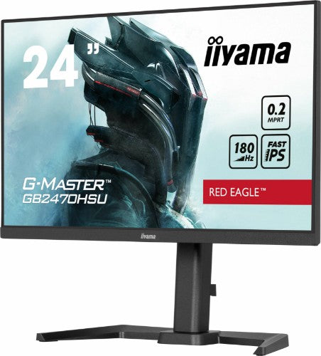 iiyama G-MASTER Unleash your full gaming potential with the Fast IPS GB2470HSU Red Eagle