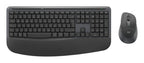 Logitech Signature Comfort Plus Combo MK880 keyboard Mouse included Universal RF Wireless + Bluetooth QWERTZ Swiss Graphite