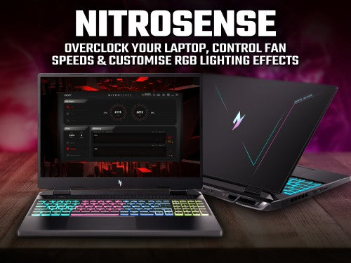 Acer Nitro 16 AN16-41 Gaming Laptop - AMD Ryzen 7 7735HS, 16GB, 1TB SSD, NVIDIA GeForce RTX 4060 8G, "WQXGA IPS 165Hz DDS, Windows 11, Black