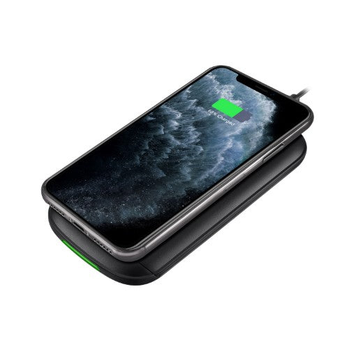 Adesso AUH-1020 mobile device charger Universal Black USB Wireless charging Fast charging Indoor