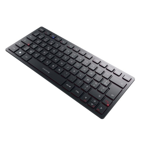 CHERRY KW 9200 MINI keyboard Universal USB + RF Wireless + Bluetooth AZERTY French Black
