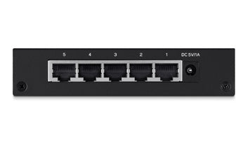 Linksys LGS105-UK network switch Unmanaged Gigabit Ethernet (10/100/1000) Black