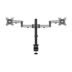 Tripp Lite DDR1327SDFC-1 Dual-Monitor Flex-Arm Desktop Clamp for 13” to 27” Displays
